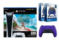 Sony Playstation 5 Digital Horizon Forbidden West Bundle with Extra Purple Controller with 2 Pack Surge Pro Gamer Starter Pack Accessory Kit