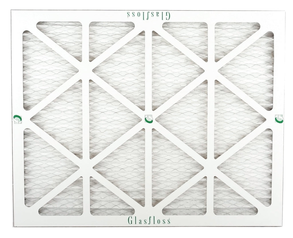 Glasfloss Air Filter 14x25x2 - 2" MERV 10 - (Pack of 6) - Pleated AC or HVAC Air Filter - Furnace Air Filter - Home or Office - Made In The USA.
