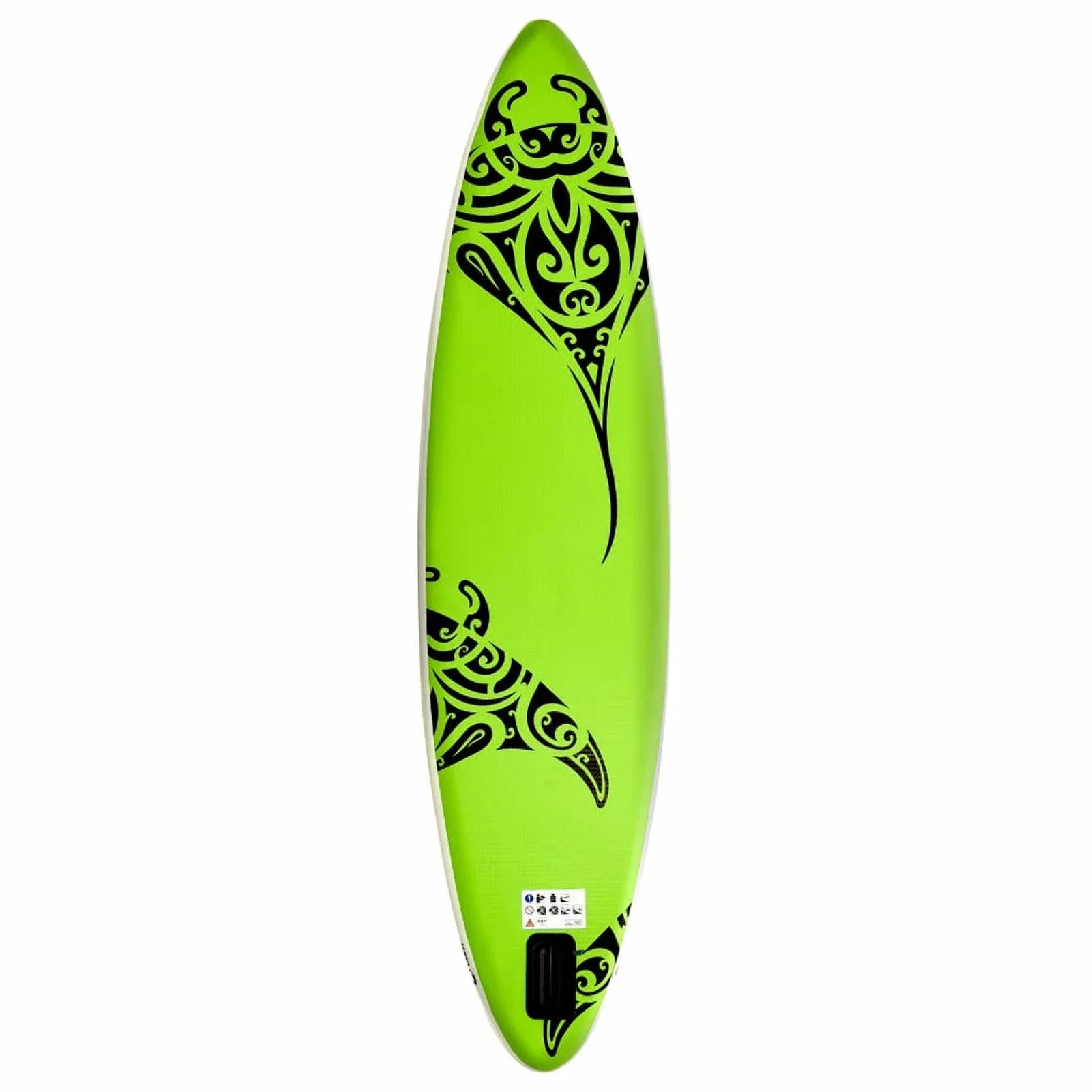 Inflatable Paddleboard Set 120.1"x29.9"x5.9" Green