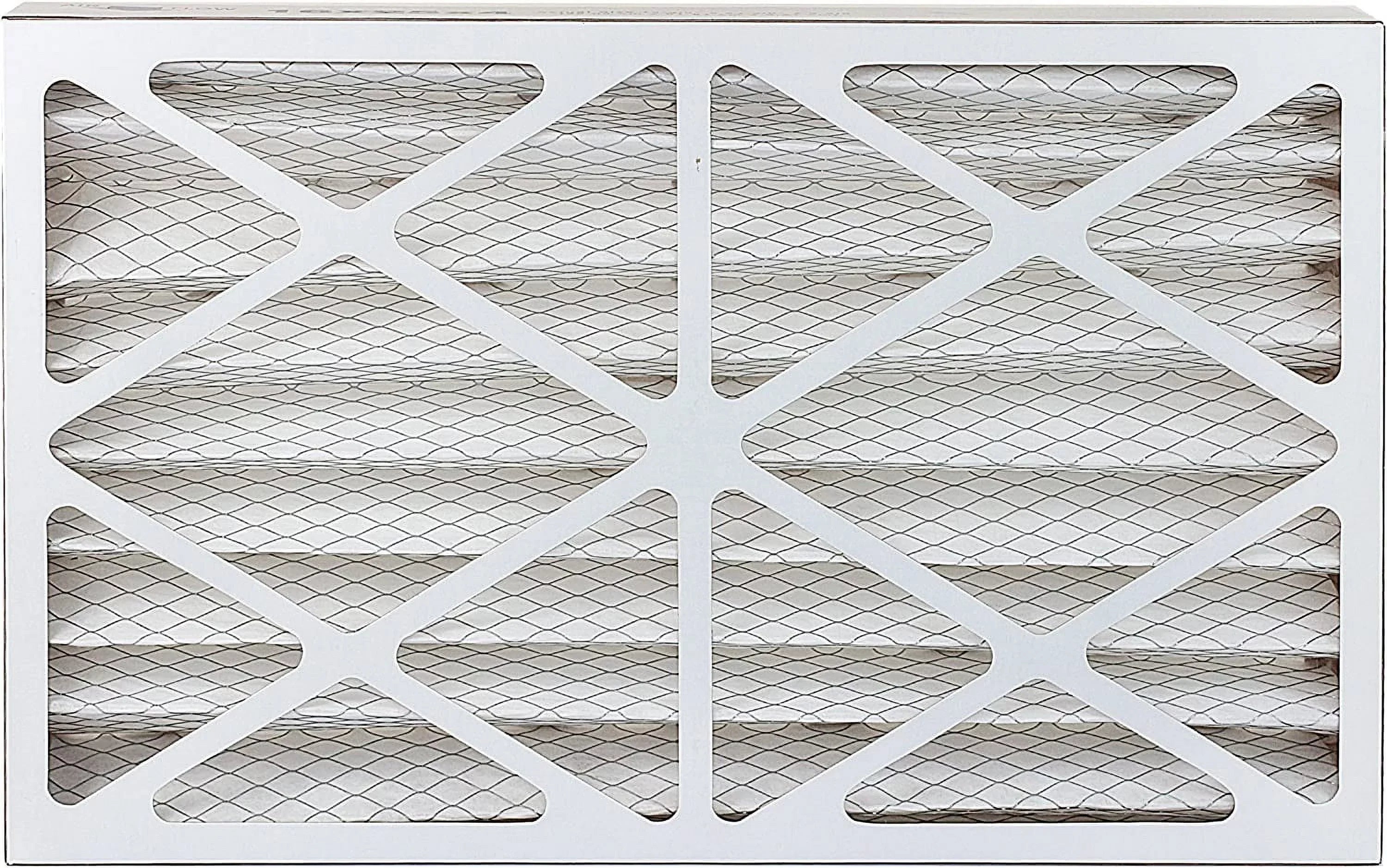 Filterbuy 8x20x4 MERV 8 Pleated HVAC AC Furnace Air Filters (12-Pack)