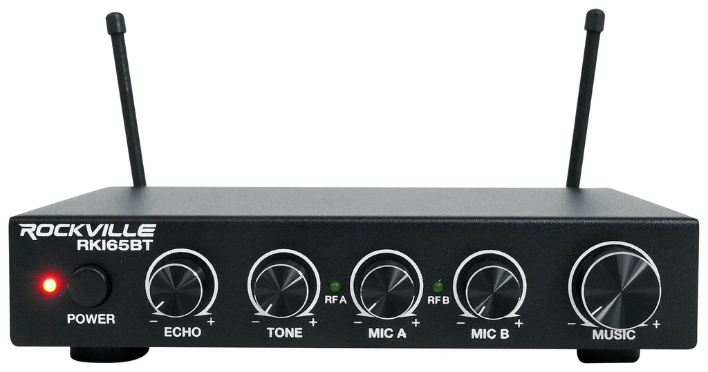 Rockville RKI65BT Karaoke Microphone System For Tablet/Smatphone/Laptop/TV+LED's