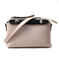 Pre-Owned FENDI By the Way Small Boston 2Way Shoulder Bag Light Pink Black Beige 8BL145 5QJ F1D5B BY THE WAY Women's (Good)