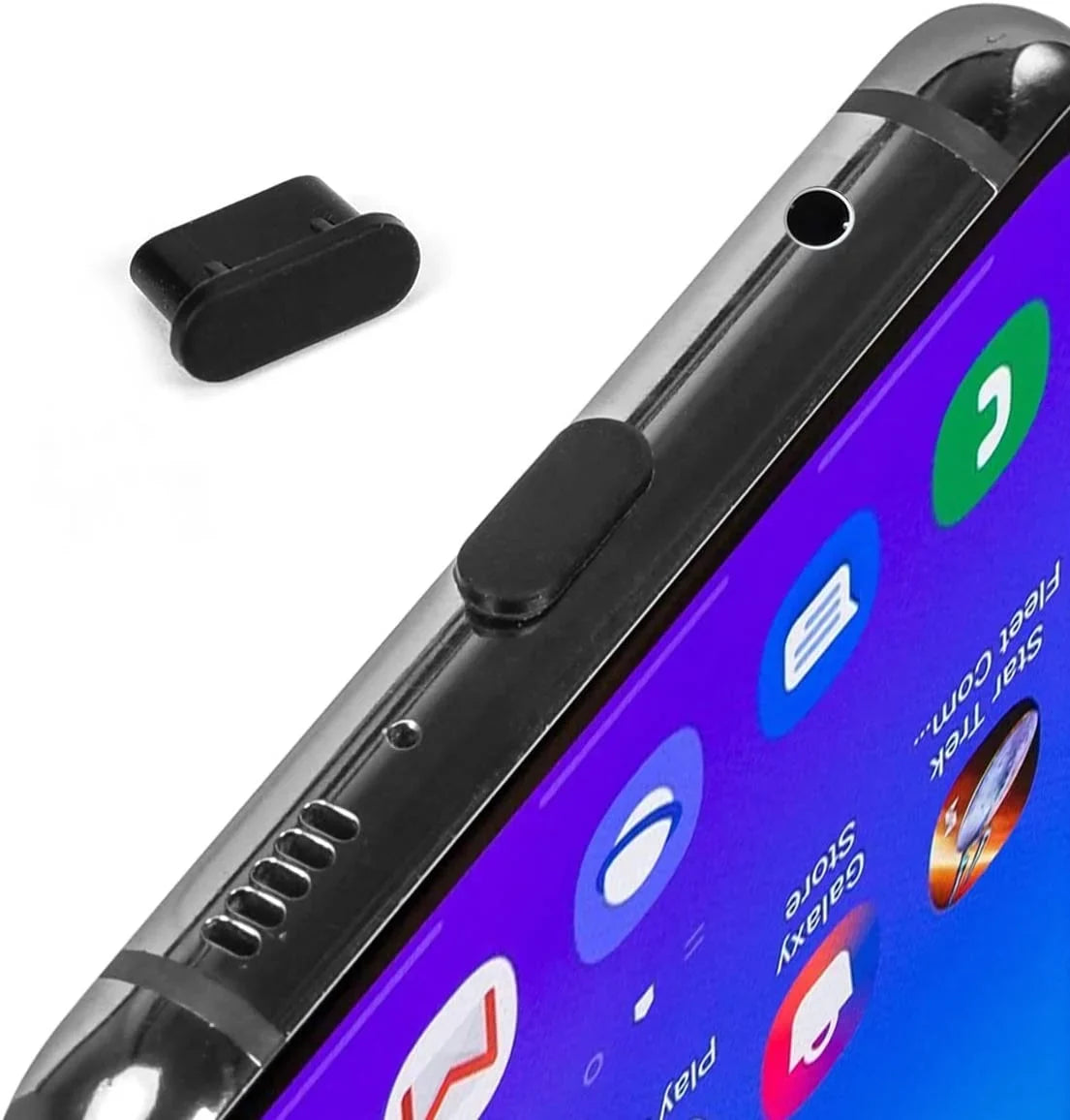 10x USB C Dust Coating Type C Charging Port Plug USB C Port Caps Protector for Samsung Galaxy S22 Ultra S21 FE S20, Note