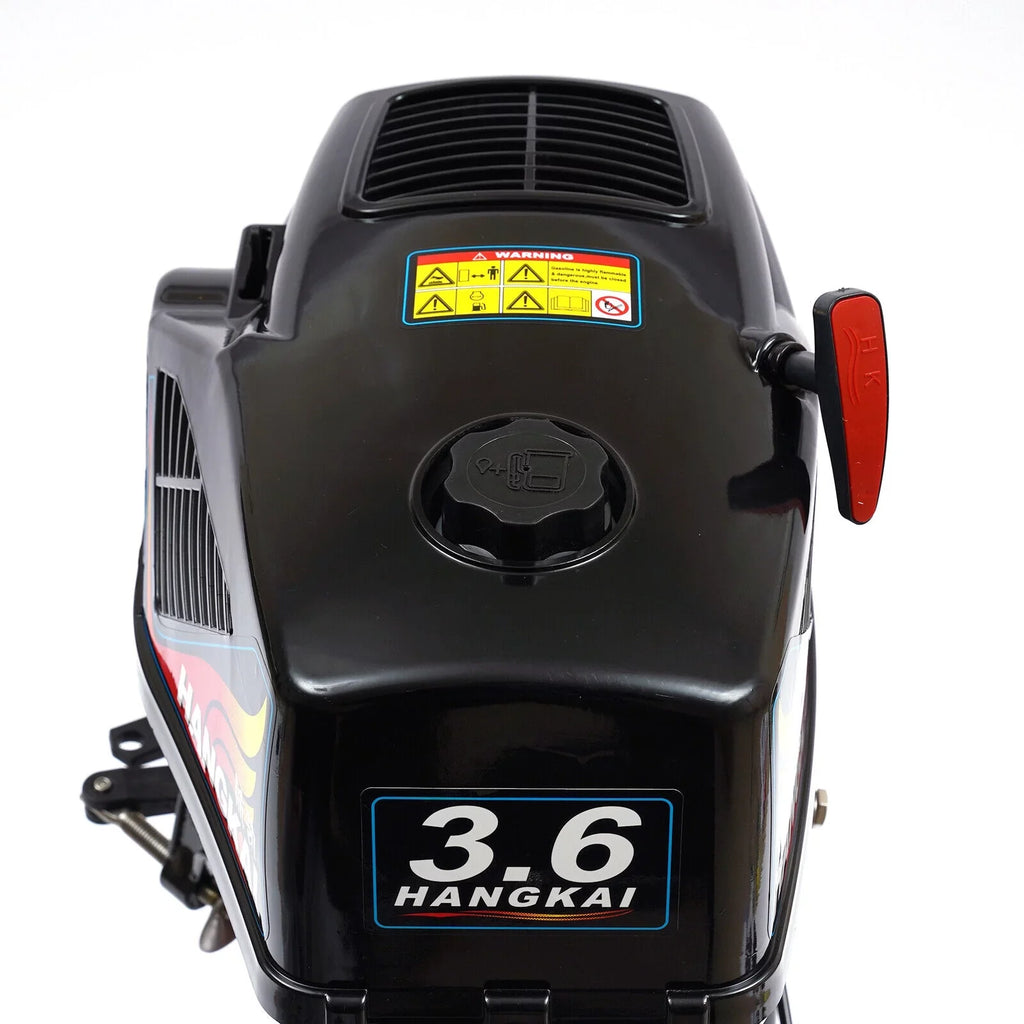 HANGKAI 2-Stroke 3.6HP Electric Outboard Motor Vessel Engine Water Cooling CDI sys
