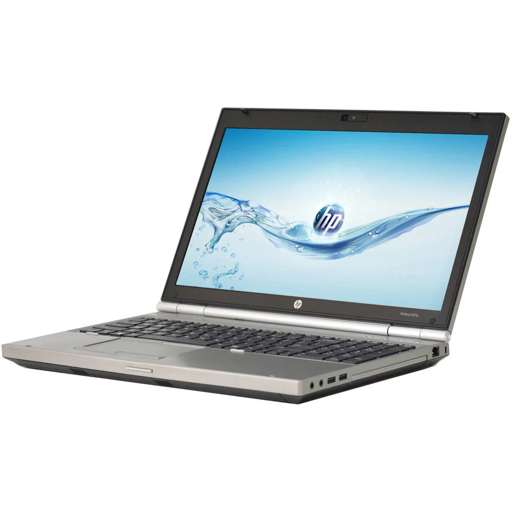 Used HP 15.6" EliteBook 8570P Laptop PC with i7-3720QM Processor, 8GB Memory, 750GB Hard Drive and Windows 10 Pro