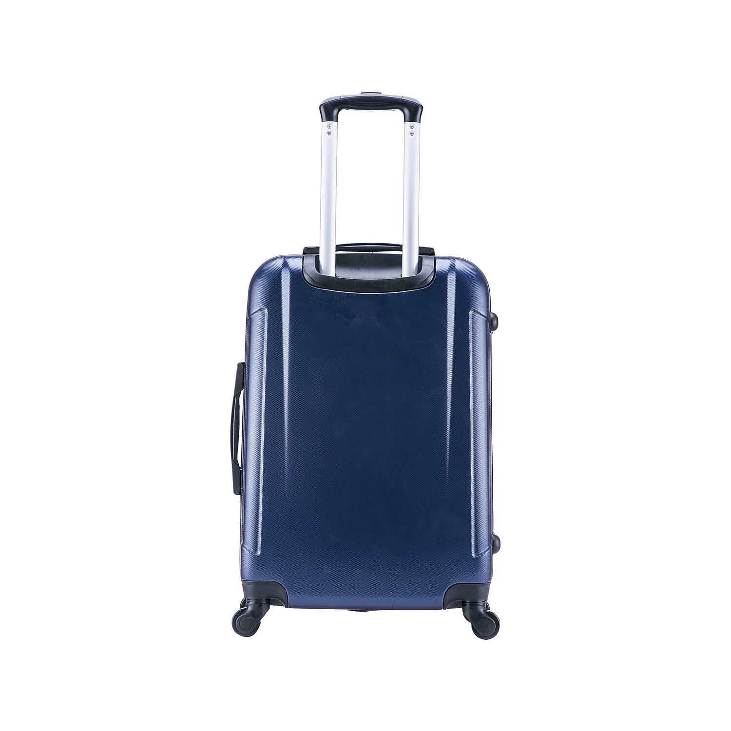 InUSA Pilot Medium Plastic 4-Wheel Spinner Luggage Blue (IUPIL00M-BLU)