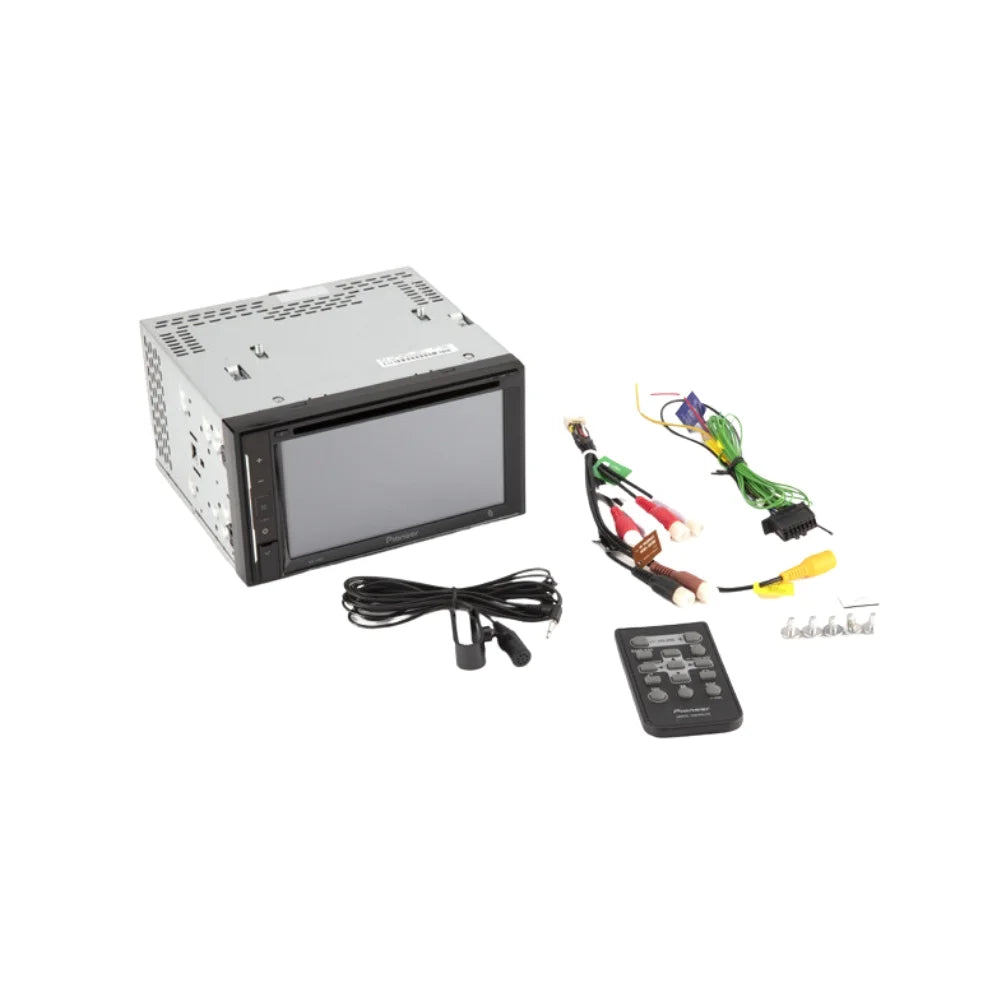 KIT4854 Bundle for 2002-2004 Chevrolet S-10 Pickcup W/ Pioneer AVH-241EX Double DIN Car Stereo with Bluetooth/Backup Camera/Install Kit/in-Dash DVD/CD AM/FM 6.2" Touchscreen Digital Media Receiver