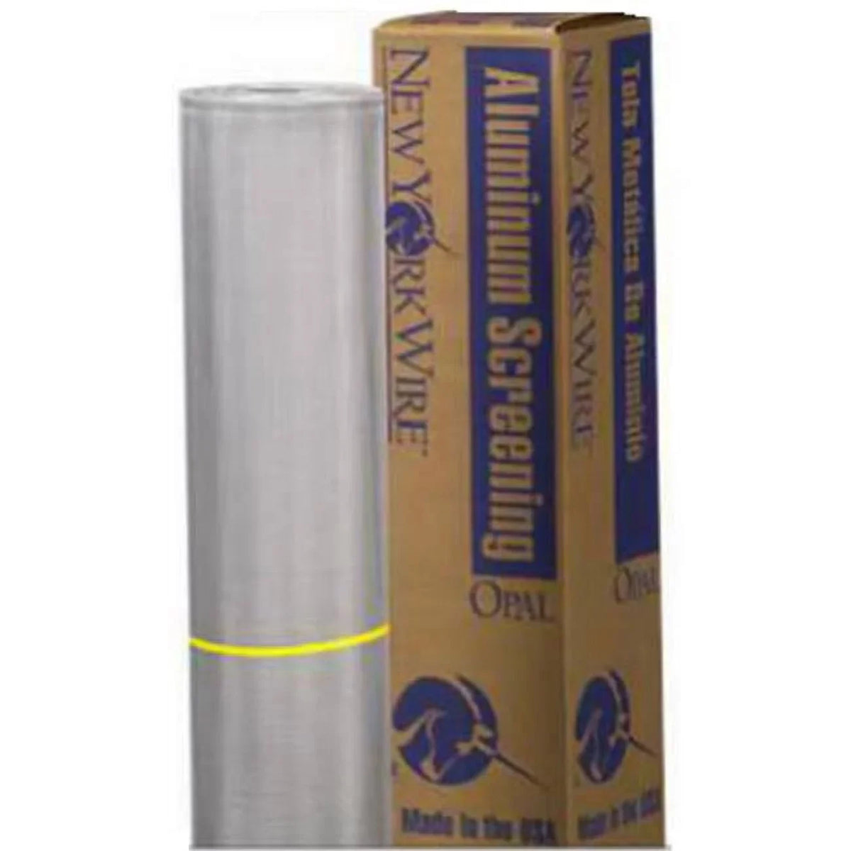 New York Wire 10518 Bright Aluminum Insect Screening, 60" x 100'