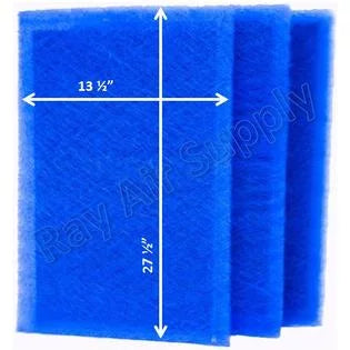 RAYAIR SUPPLY 15x30 Replacement Filter Pads Matching with MicroPower Guard Air Cleaner (3 Pack) BLUE