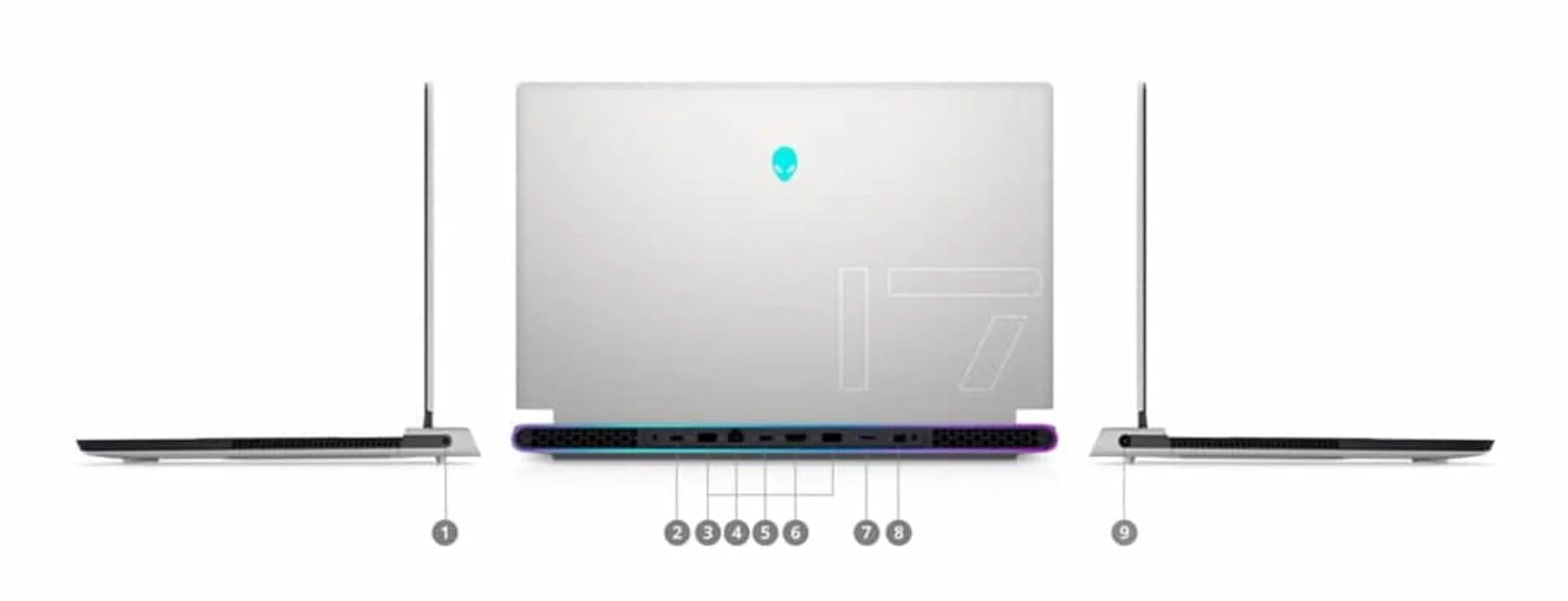 Restored Alienware X17 R1 Gaming Laptop (2021) 17.3" FHD i7 - 1TB SSD + 1TB SSD - 16GB RAM - RTX 3060 8 s @ 4.6 GHz - 11th Gen CPU - 12GB GDDR6 (Refurbished)