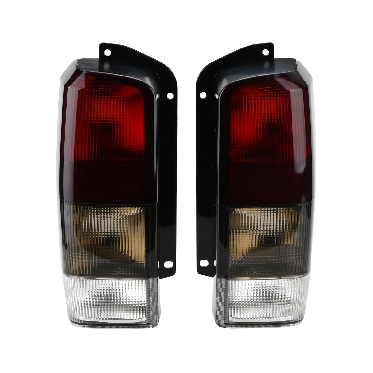 Fits for Jeep 97-01 XJ Tail Lights Red/black Smoke Lens Rear Tail Lamps Set(Left + Fitting with 1997-2001 Cherokee XJ