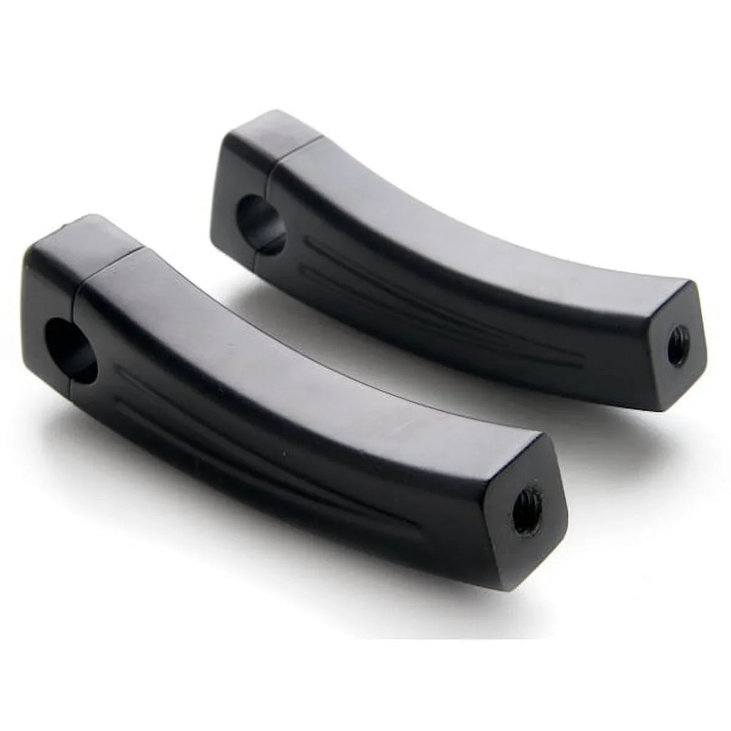 Krator 5.5" Black Bike Handlebar Pullback Risers 7/8" Fitting with Ducati Monster 620 696 750 796 900 1000 1100 S2R
