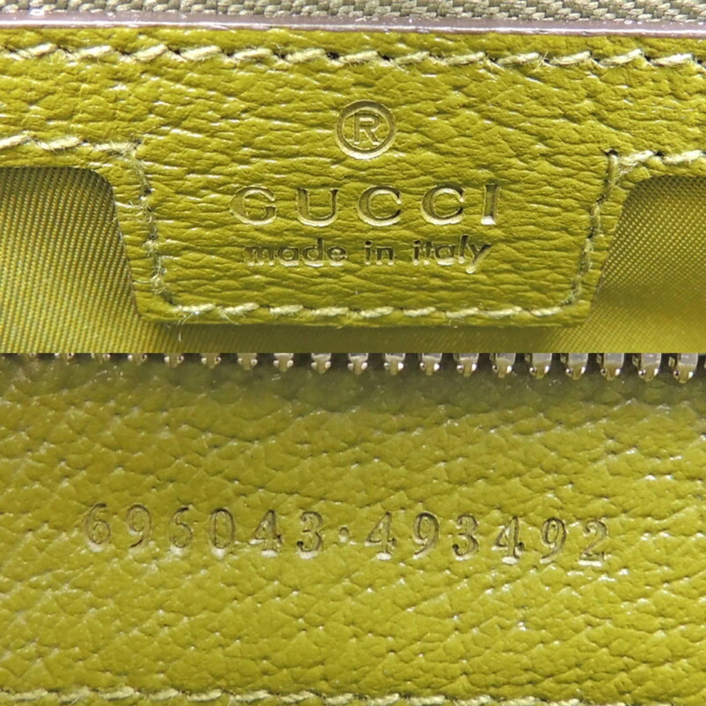 Pre-Owned Gucci GG Nylon Off The Grid Medium (Day Only) Ladies Tote Bag 696043 Recycled Lining Forest Green (Good)