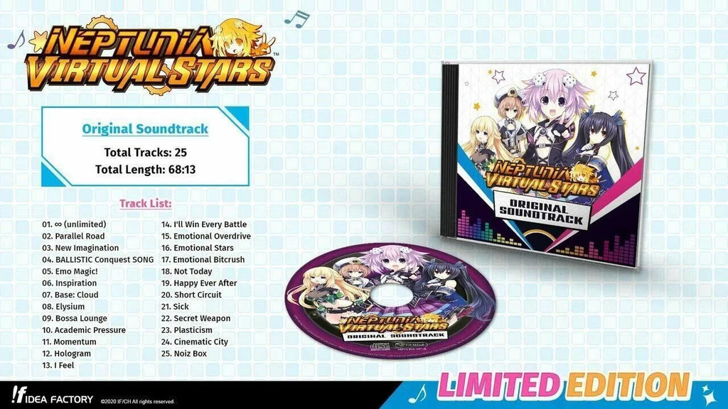 Neptunia Virtual Stars: Limited Edition - Sony Playstation 4 [PS4 Collector] NEW