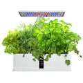 Smart Hydroponics Growing System Indoor Garden Kit 9 Pods Automatic Timing with Height Adjustable 15W LED Grow Lights 2L Water Tank Smart Water Pump for Home Office Kitchen