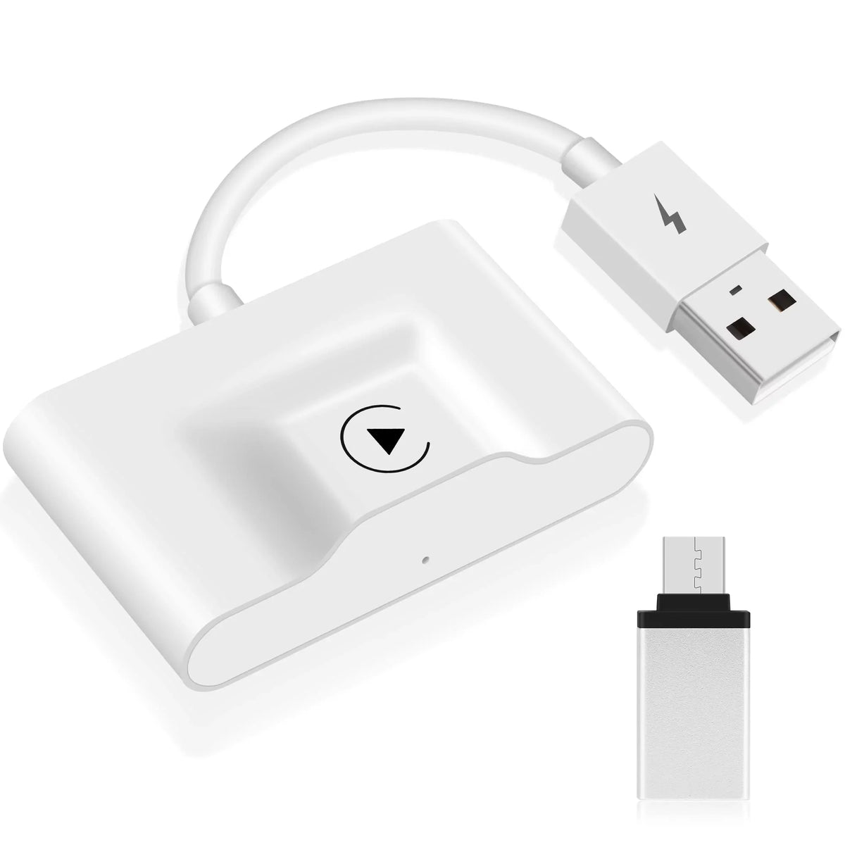 Emlimny Wireless CarPlay Adapter, CarPlay Dongle for Factory Wired CarPlay Cars, Convert Wired to Wireless CarPlay, Plug & Play Auto Connect No Delay Online Update for Cars