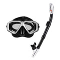 Lixada Adults Freediving Snorkel Set -fog Diving Snorkeling Goggles Set Swimming Tempered Glass Lens Goggles for Men Women