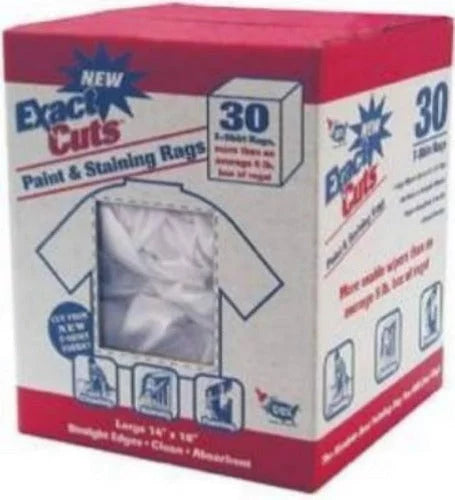 Intex W-30005 30-Count Box Of 14" x 16" Paint & Stain Rags - Quantity of 2