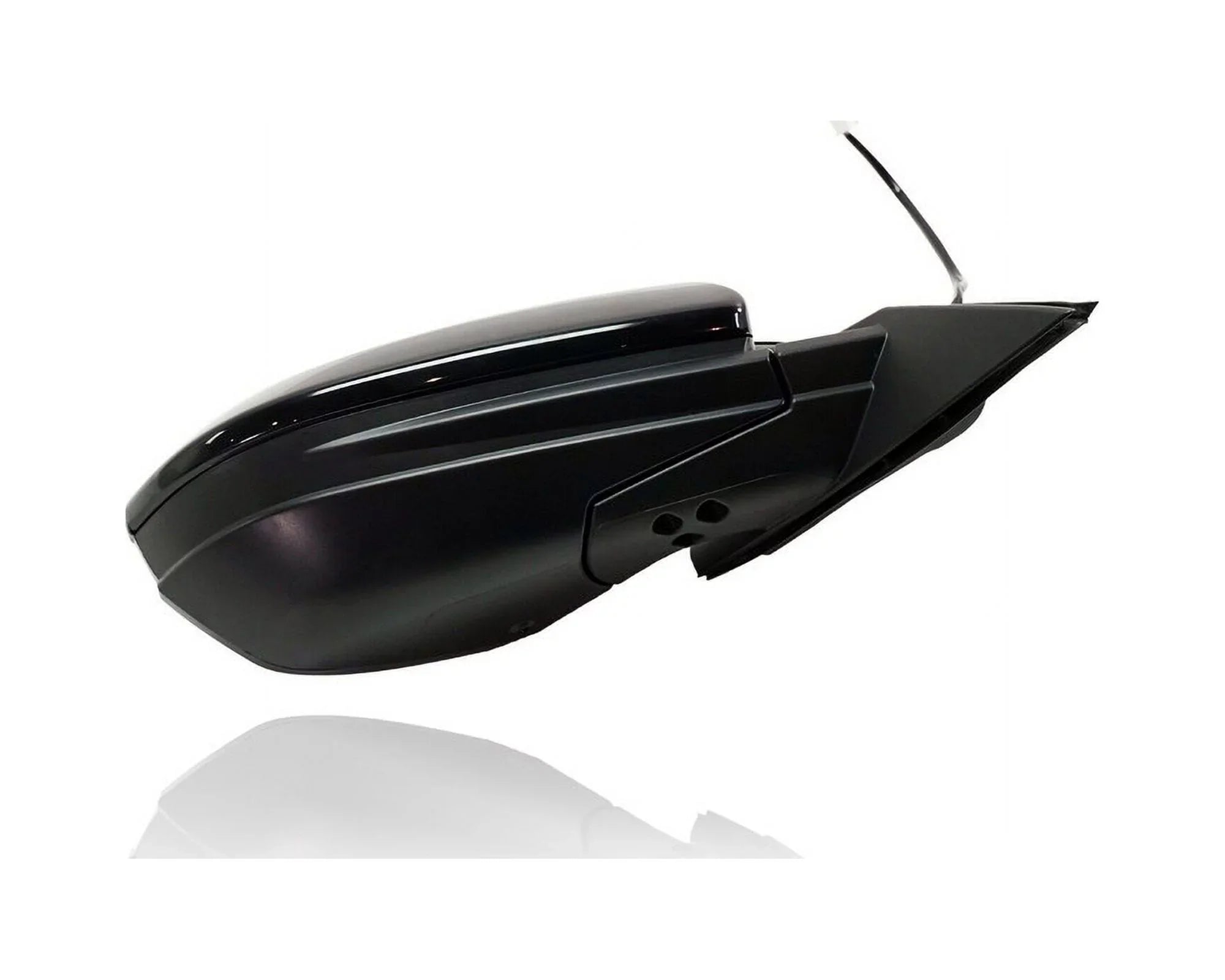 Door Mirror - Fitting for '19-21 Honda Insight LX - Powered, Heated Without Side View Camera, Matte-Black Shield - Right Hand - Passenger - 76208TXMA01ZA