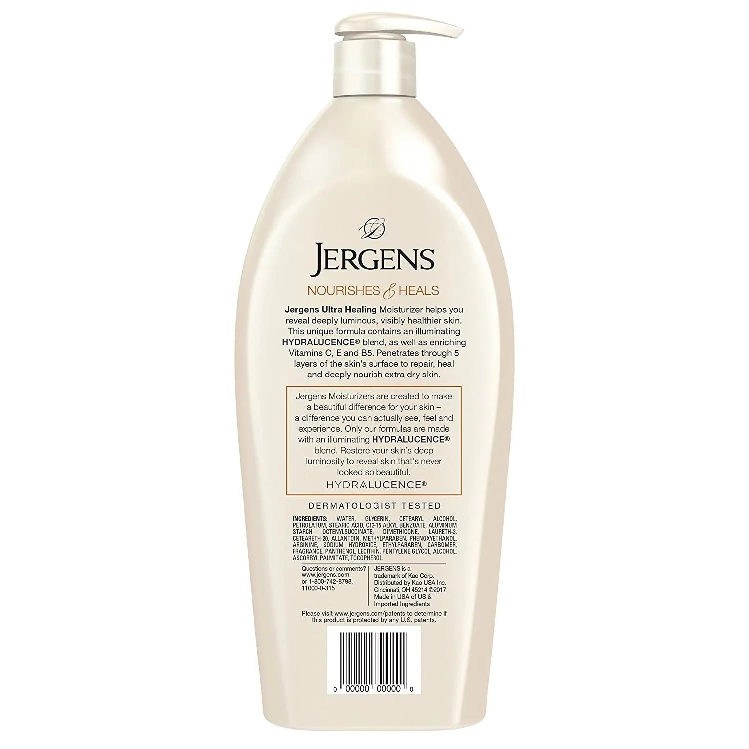 Jergens Ultra Healing Extra Dry Skin Moisturizer 32 oz (Pack of 2)