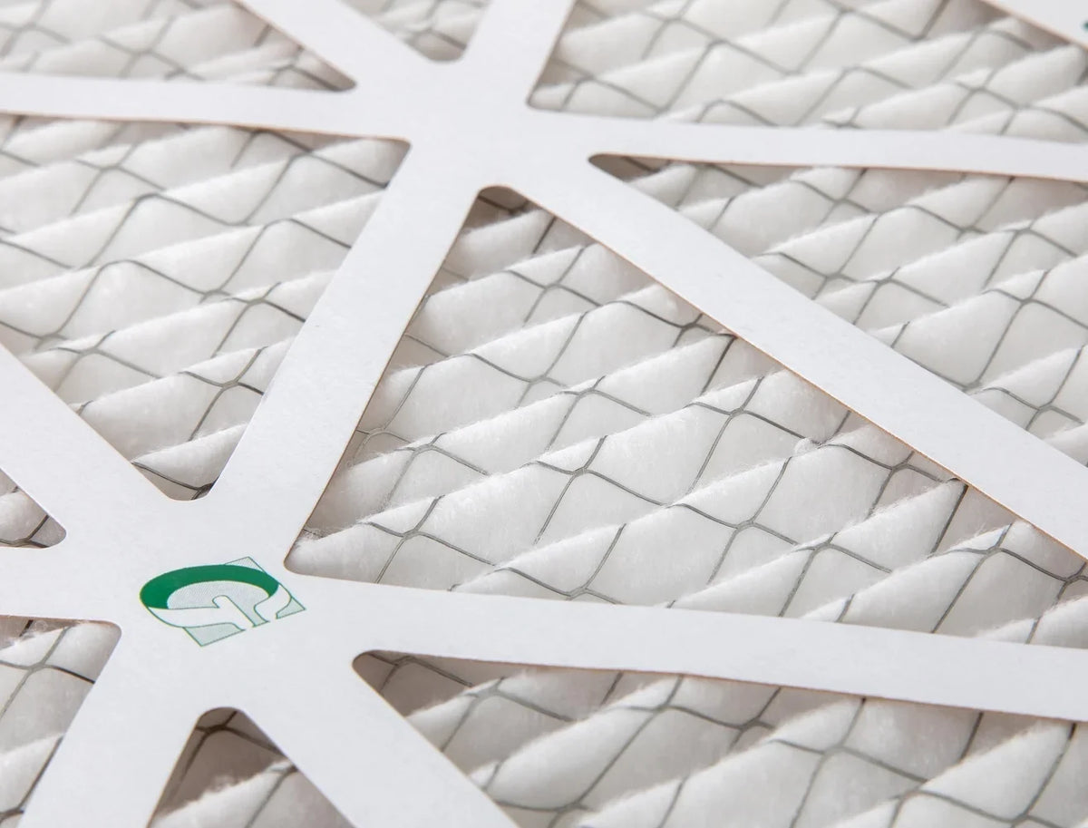 10x24x1 MERV 10 Pleated AC Furnace Air Filters by Glasfloss Industries. ( 8 Pack ) Exact Size: 9-1/2 x 23-1/2 x 7/8