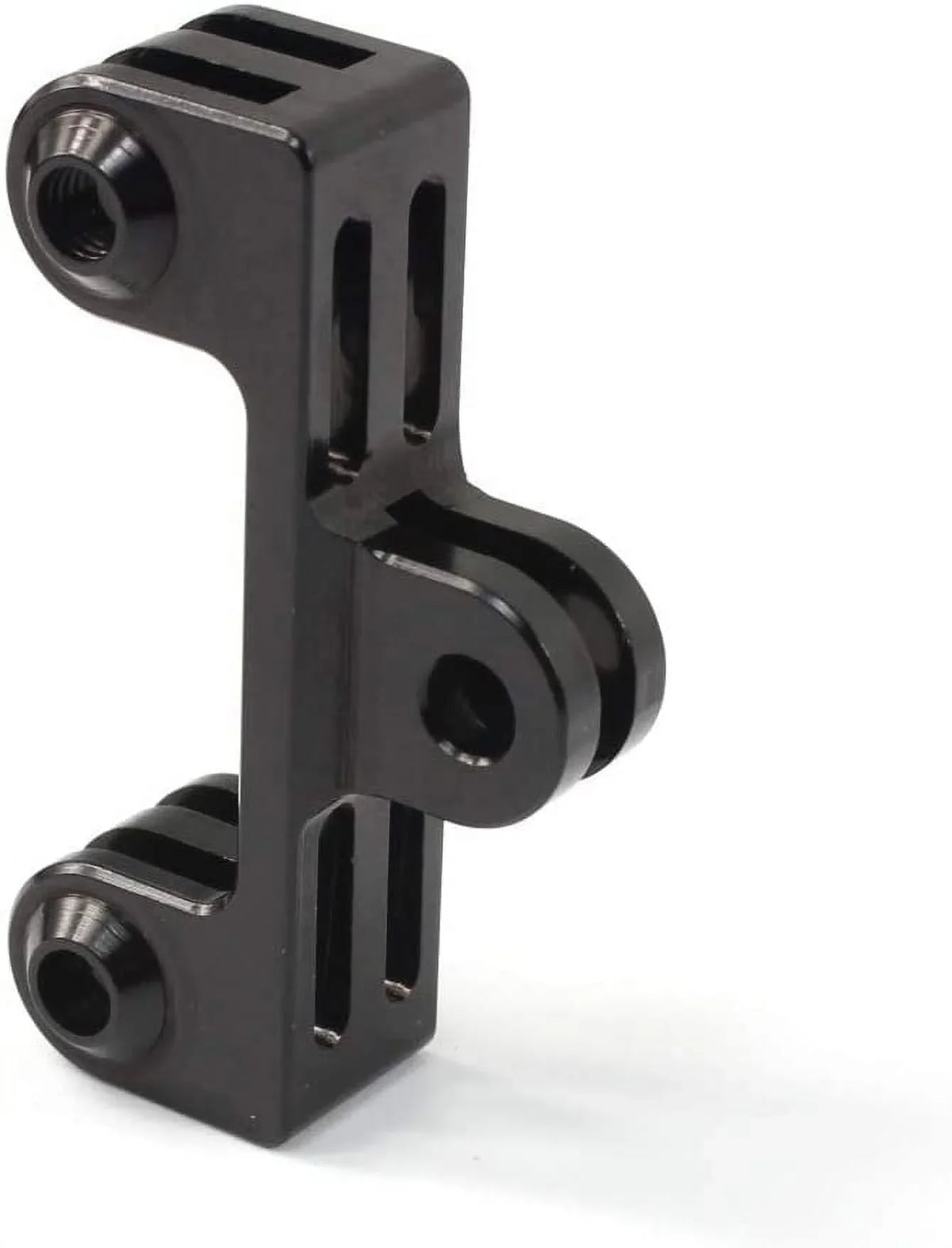 Aluminum Dual Twin Mount Adapter for GoPro Hero 9/8/7/(2018)/6/5/4 Black,Hero 3+,DJI Osmo Action,AKASO/Campark/YI