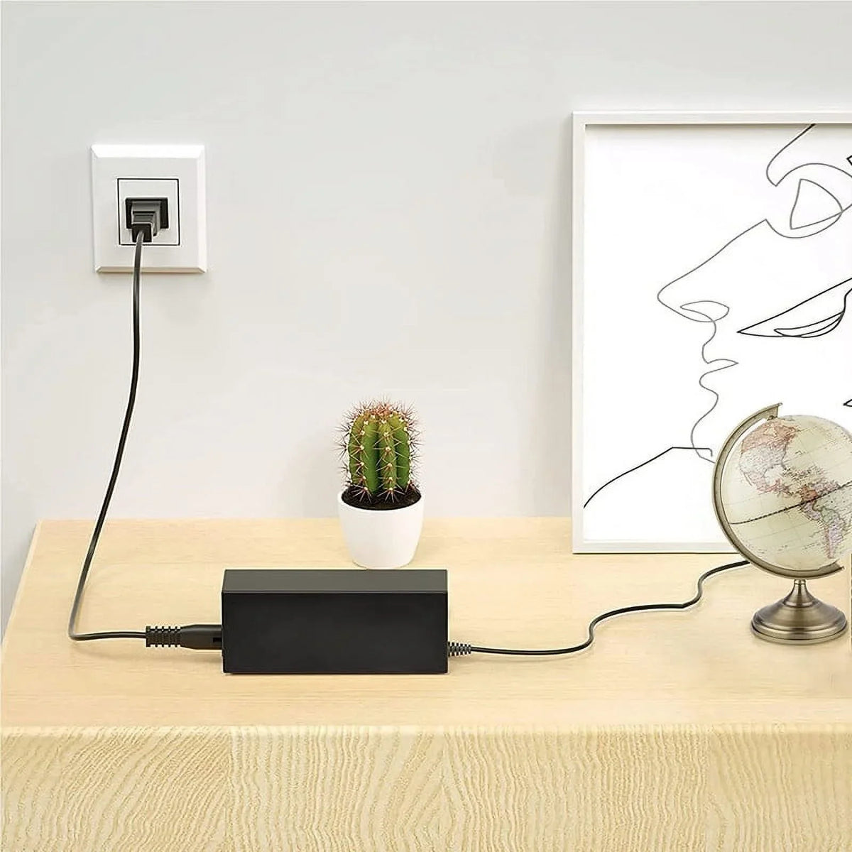 Nuxkst AC / DC Adapter for Inspiron 15 7548 15-7548 Reg Model P41F Reg Type No. P41F001 ; Inspirion 1470 1464 1564 ; DELL i1464-4382OBK 1545 I1545 ; DELL LATITUDE D600 D610 Charger