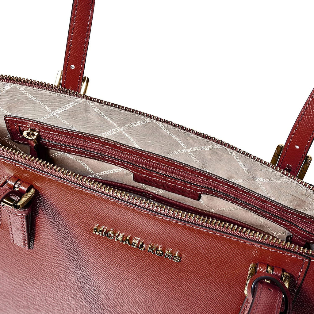MICHAEL Michael Kors Womens Jet Set Top-Zip Tote (Brandy) 30F2GTTT8L-626