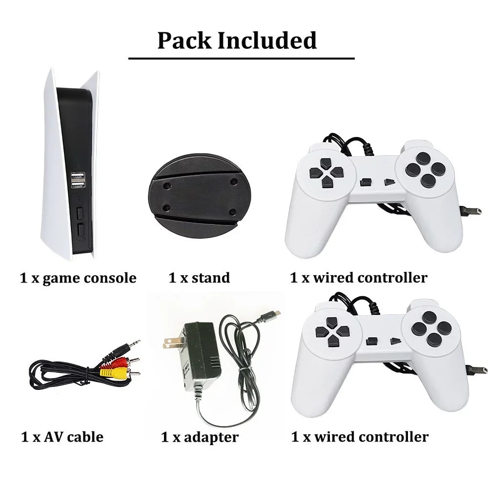 GS5 Gaming Console For Wired Handheld Game Player 200 Classic Game for Kids Adults