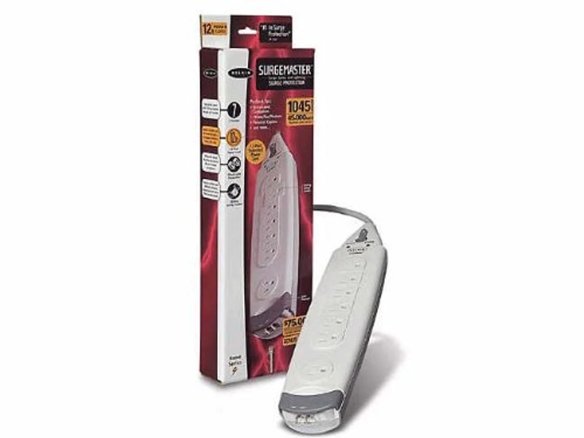 Belkin 7-Socket Office Surge Protector with 12' Cord (F9H71012)