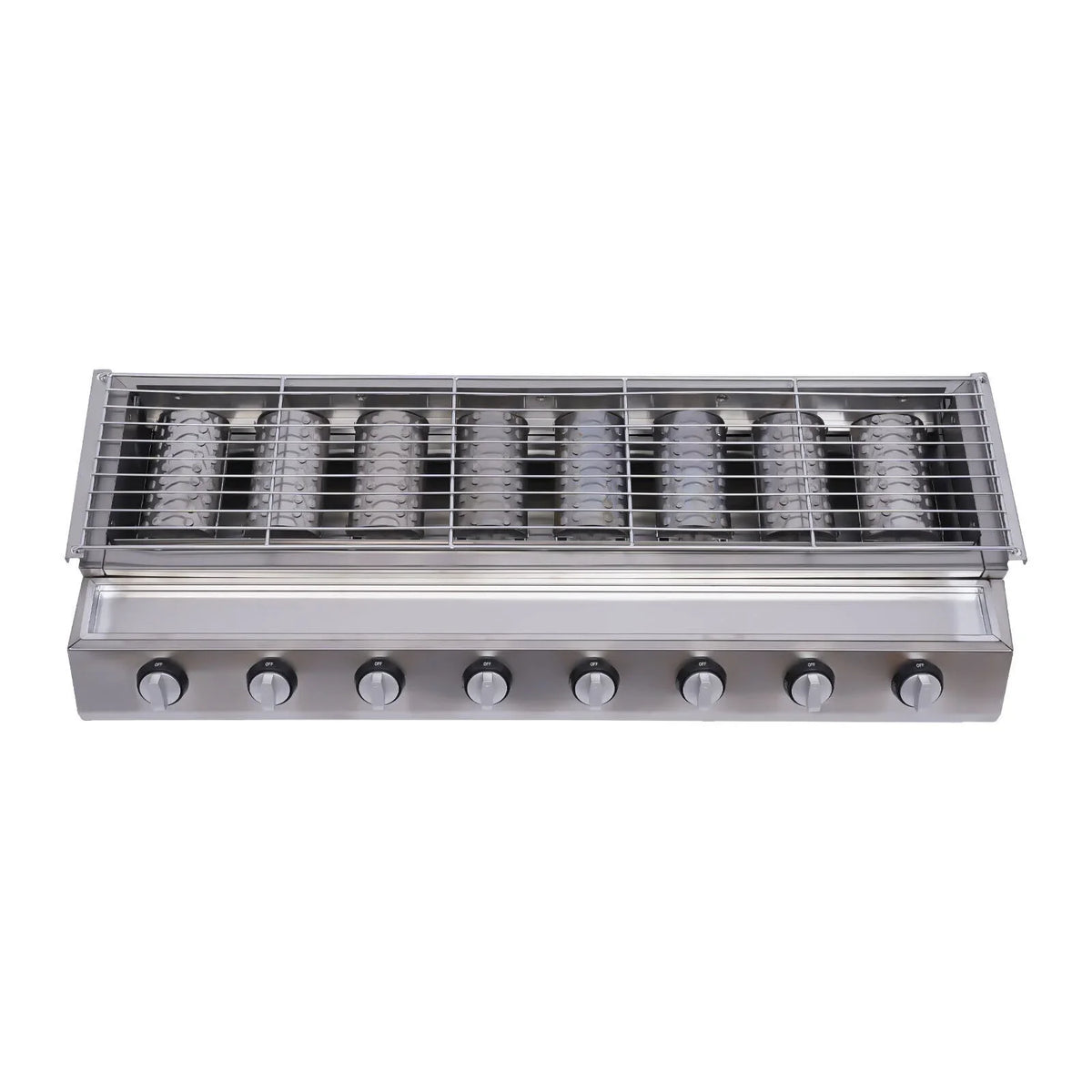Large Gas Grill Outdoor Party 8 Burner BBQ Grill Commercial Adjustable Height Gas Grill