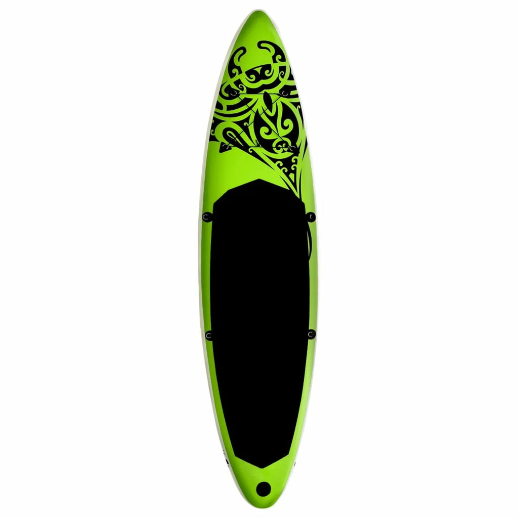 Inflatable Paddleboard Set 120.1"x29.9"x5.9" Green