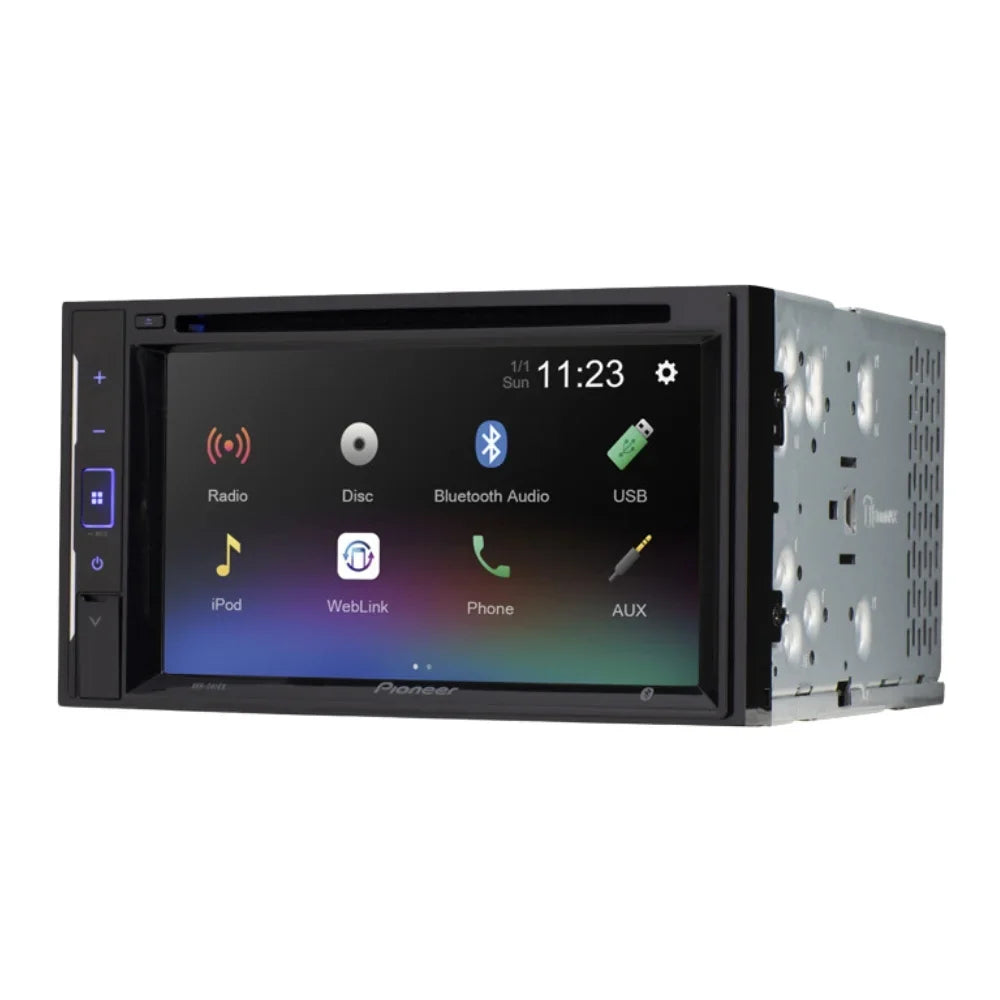KIT4907 Bundle for 2004-2005 Nissan Titan W/ Pioneer Double DIN Car Stereo with Bluetooth/Backup Camera/Installation Kit/in-Dash DVD/CD AM/FM 6.2" WVGA Touchscreen Digital Media Receiver
