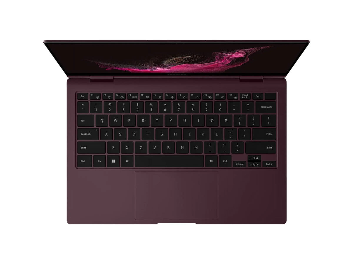 Restored Samsung Galaxy Book 2 Pro 360 15.6" 1TB (Burgundy) 2-in-1 AMOLED Touch Screen Laptop - i7 (Refurbished)
