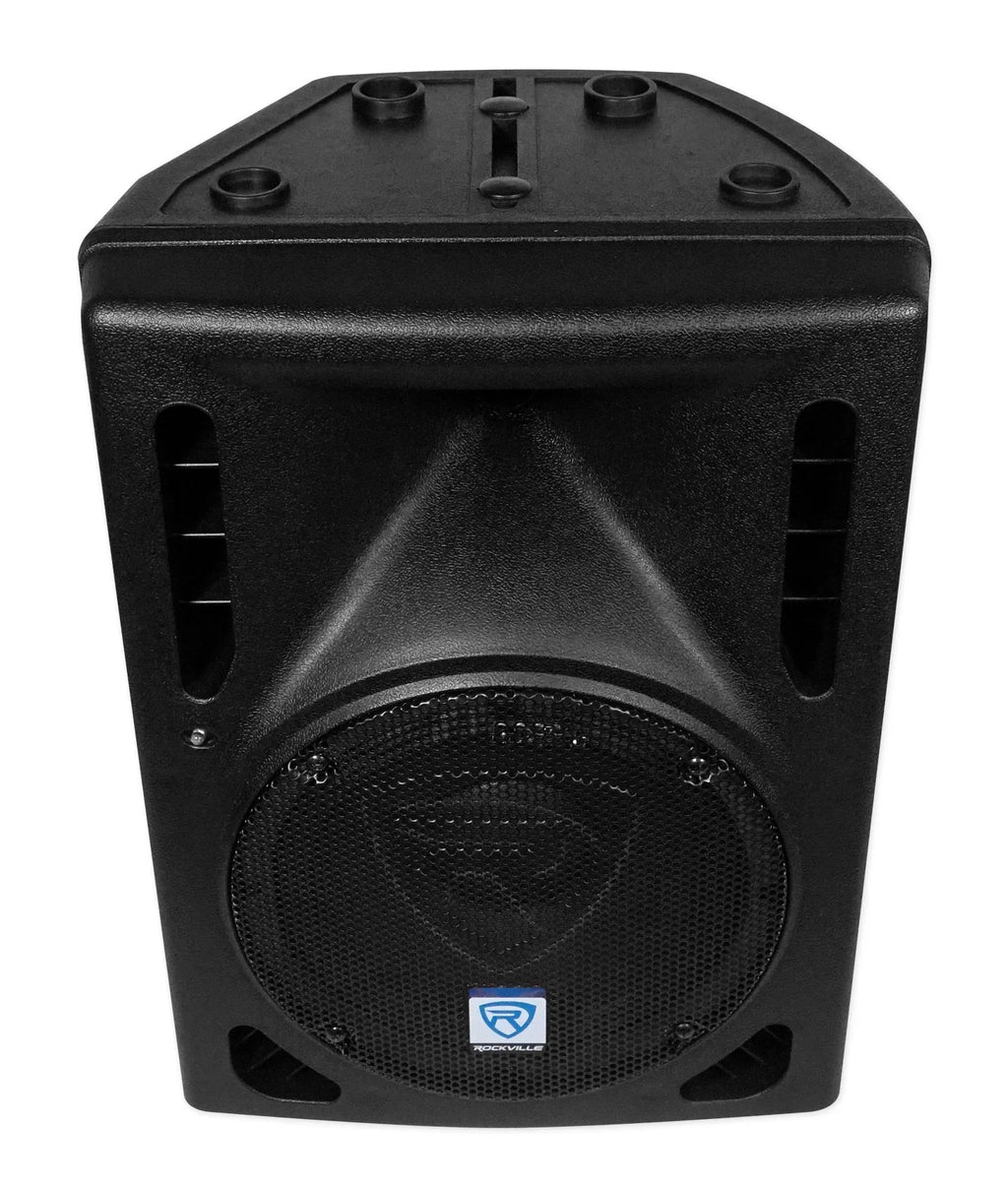 Rockville RPG8BT V2 8 inch Powered 400W DJ PA Speaker BlueTooth/Wireless/Remote/EQ