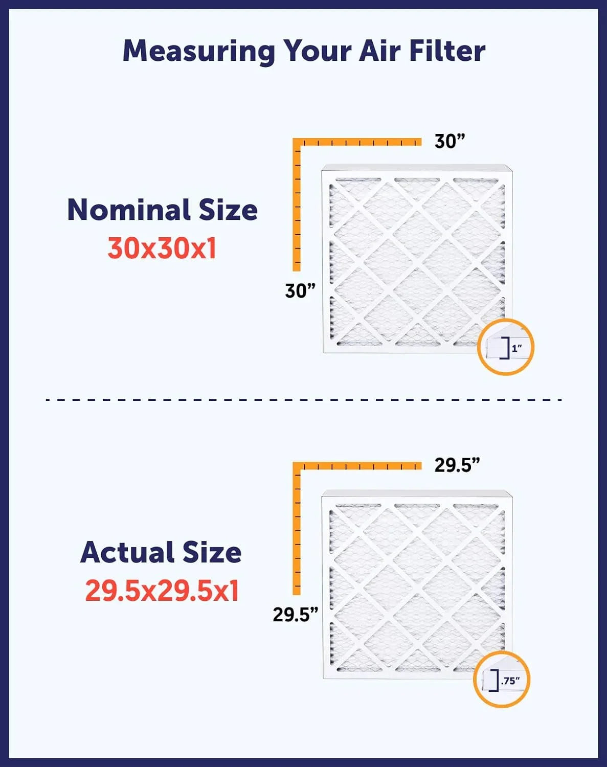 Filter King 12x56.5x1 Air Filter | 4-PACK | MERV 8 HVAC Pleated A/C Furnace Filters | MADE IN USA | Actual Size: 12 x 56.5 x .75"