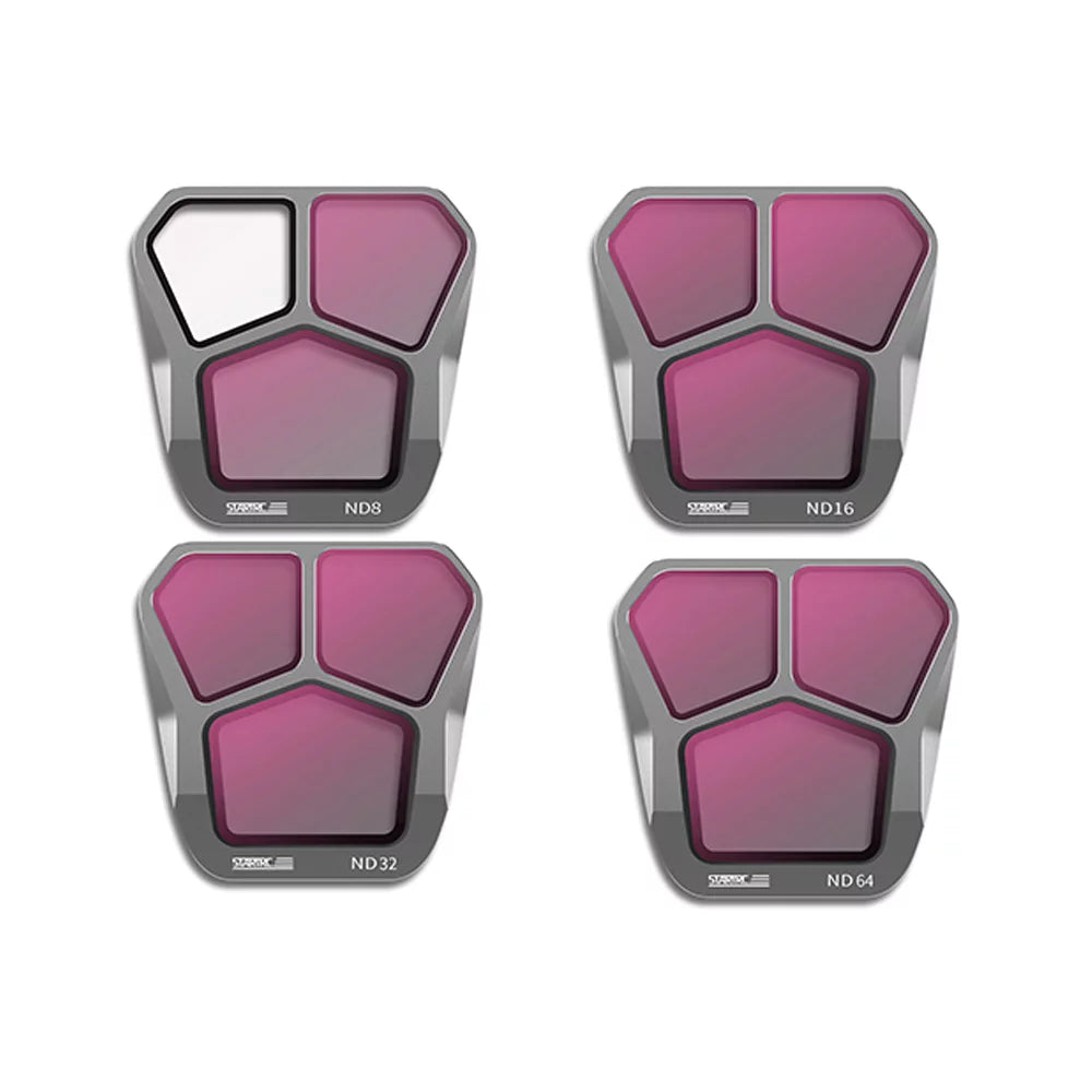 Dadypet Light Filter for DJI Mavic 3 Pro - 4-Pack ND8/16/32/64 Lens Filter Set