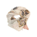 Sidney Byron Aventura Cotton and Silk Scarf in Pink and Cream