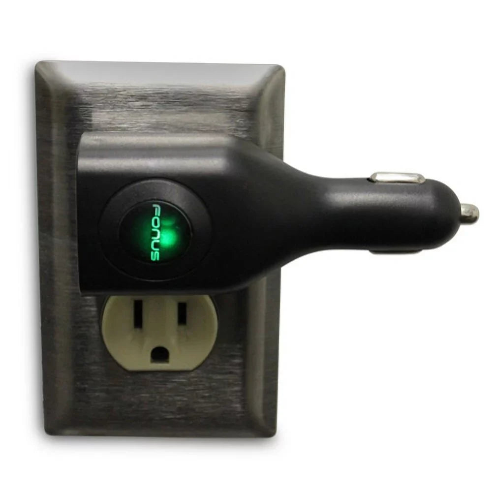 3ft Metal USB Cable w 2-Port USB Car Home Charger P2G for Blackberry KEYone, Key2 LE - BLU G9, Vivo XI Plus 5 - CAT S61 S48c - Coolpad Legacy - Essential Phone (PH-1) - Google Pixel XL 3a XL 3