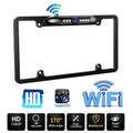 G·PEH HD License Plate Frame Rear View Camera - 8 Upgraded Infrared Lights - Clear Vision - Easy Installation - Black