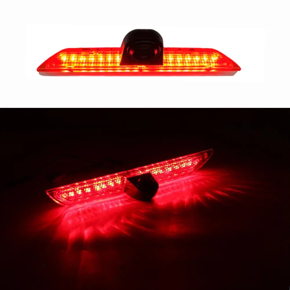 Carevas 7in Brake Light Backup Camera for Mercedes-Benz Sprinter/ Crafter Vans LED Light Parking (with Monitor)