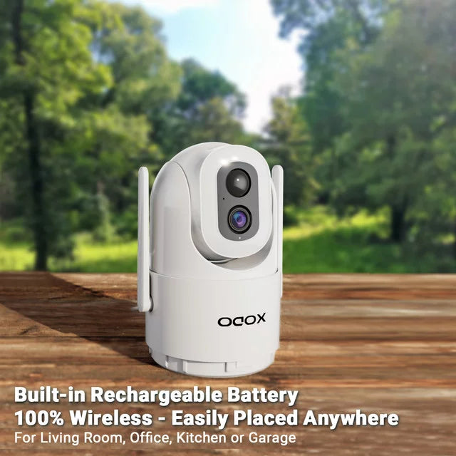 XODO E15 Solar Outdoor Wireless Camera for Home Security System, 2K 3MP Floodlight Pan-Tilt 360° View Cam with Color Night Vision, 2-Way Audio, Motion Detection, Siren, App Remote – Cloud/SD