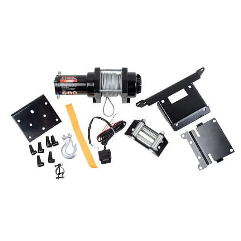 Winch with Wire Rope and Mount Plate 2500 lb. for Yamaha Wolverine R-Spec 4x4 2016-2018