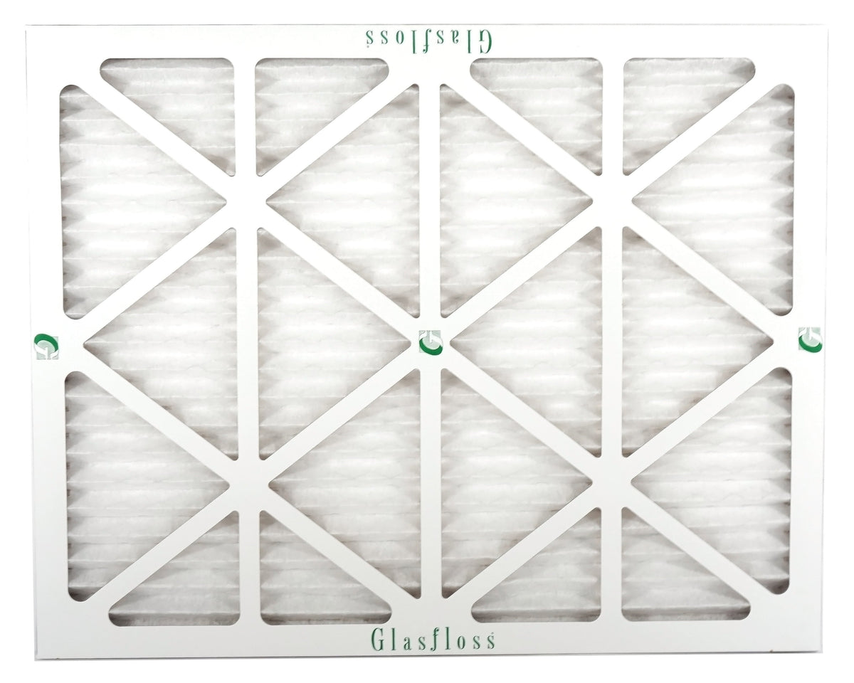 Glasfloss Air Filter 14x25x2 - 2" MERV 10 - (Pack of 6) - Pleated AC or HVAC Air Filter - Furnace Air Filter - Home or Office - Made In The USA.
