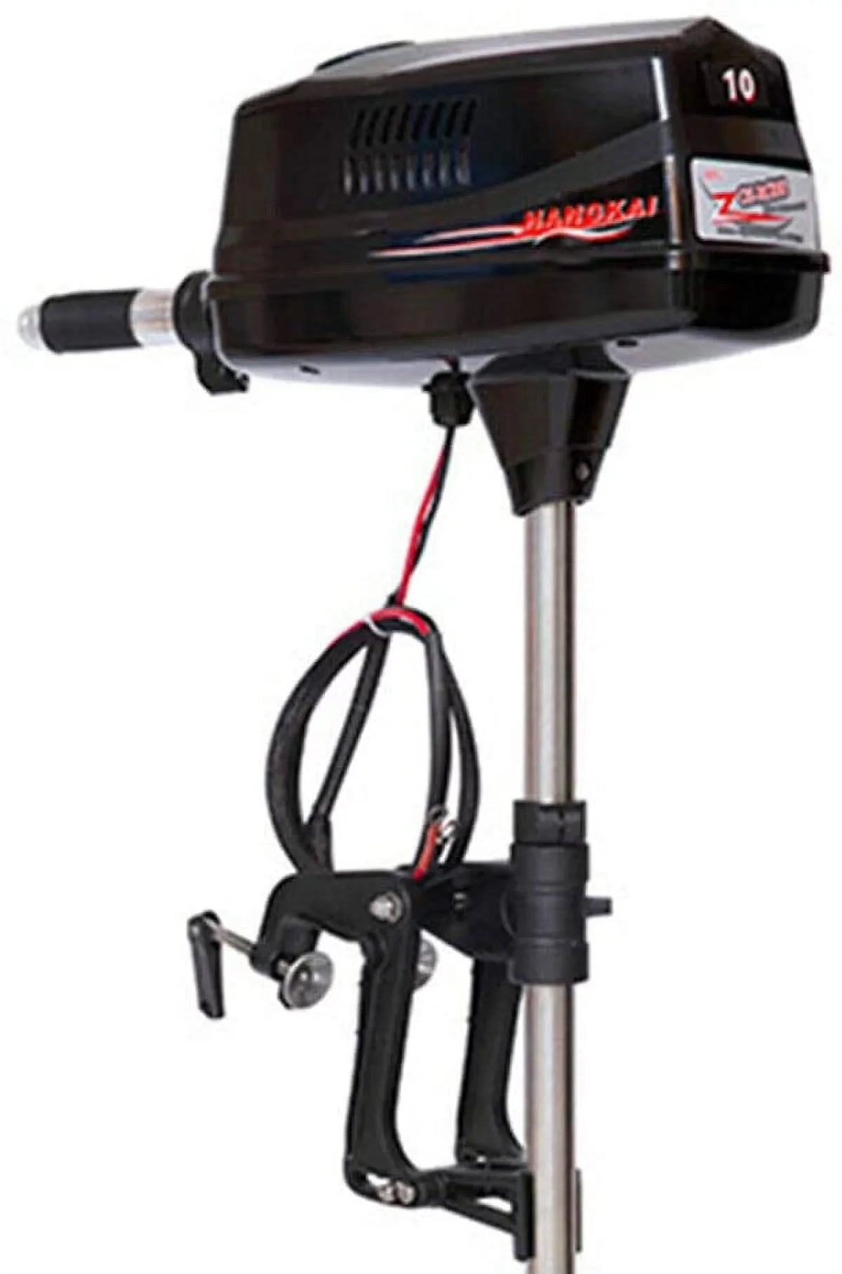 Miumaeov 10HP Electric Outboard Motor Brushless Ship Engine Tiller Control Heavy Duty Outboard Trolling Motor 60V 2200W Fishing Craft Engine for Kayak Fishing Watercraft Canoe Trolling Propeller