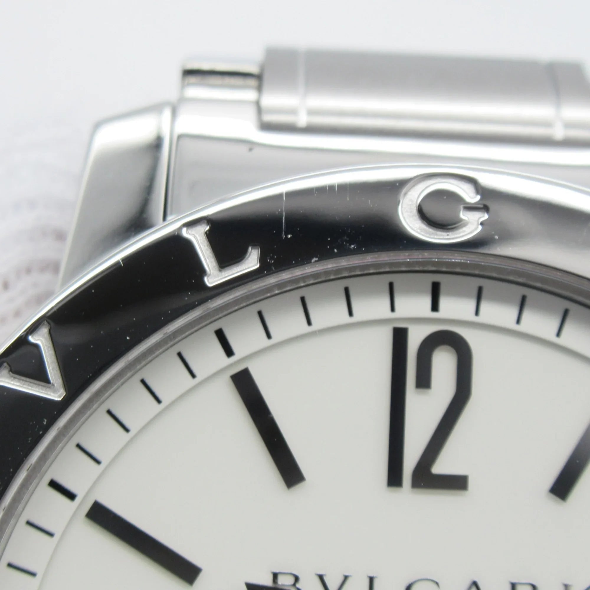 Pre-Owned BVLGARI Bvlgari Bvlgari Wrist Watch Watch Wrist Watch BB41S Mechanical Automatic White Stainless Steel BB41S (Good)