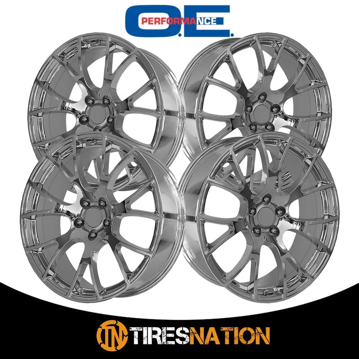 OE Creations Aluminum Rim PR161 20X9in Chrome Finish, 161C-299020