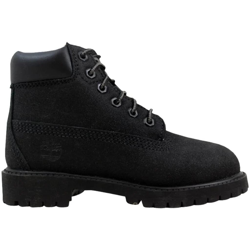 Timberland 6 Inch Premum Waterproof Black 34775 Pre-School Size 2Y