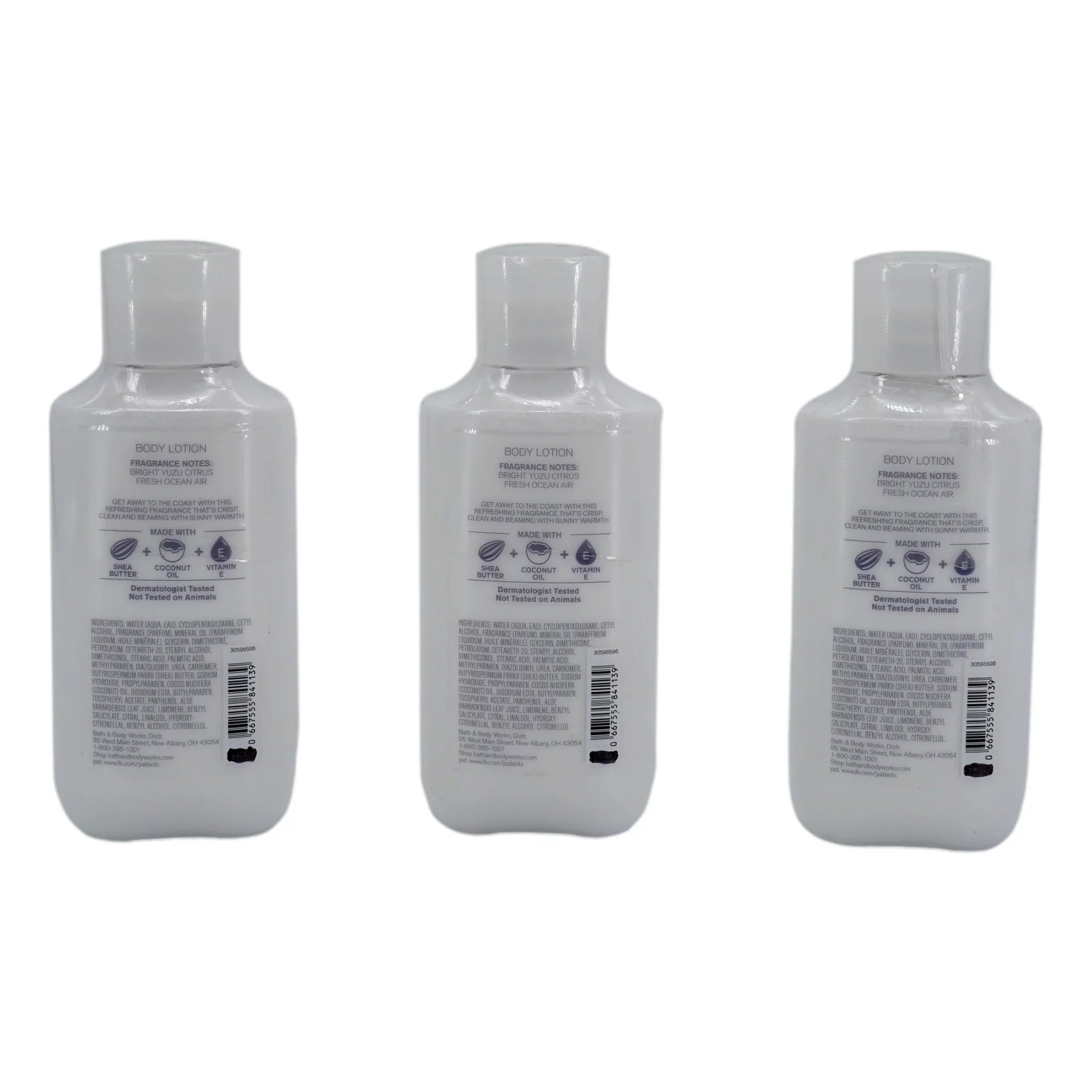 Fresh Getaway Body Lotion (3 Pack, 8 oz ea) Super Smooth 24 Hour Moisture Body Lotion With Shea Butter Vitamin E Coconut Oil Dermatologist Tested