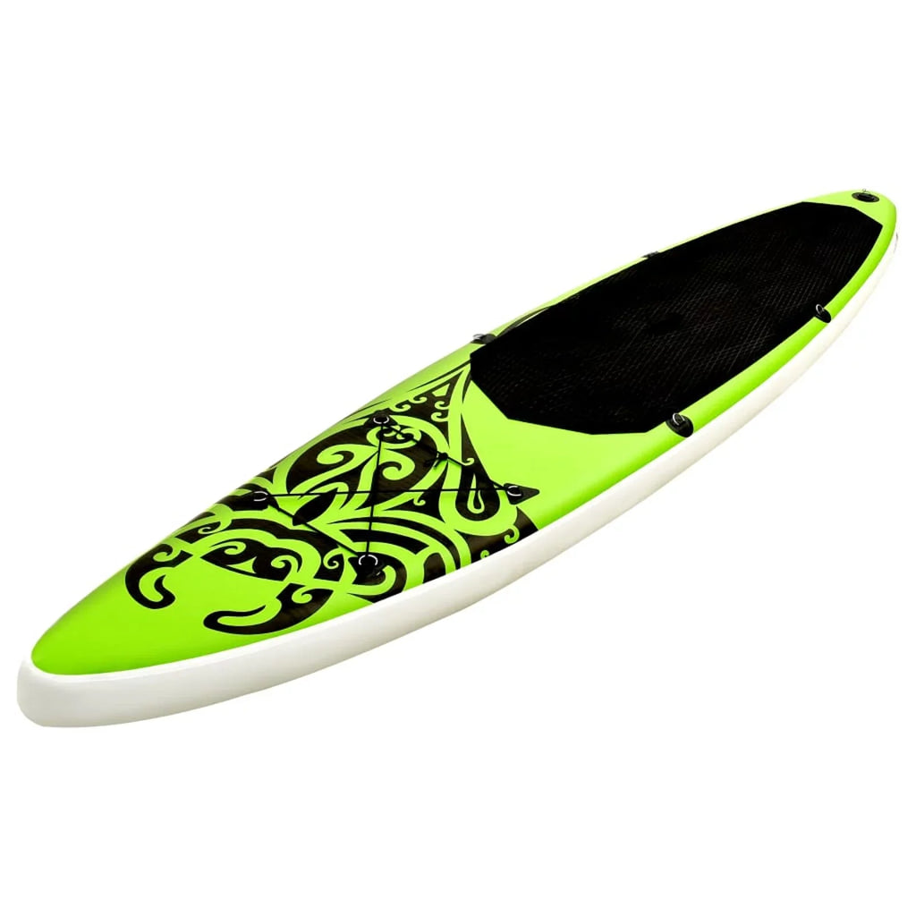 Inflatable Paddleboard Set 120.1"x29.9"x5.9" Green